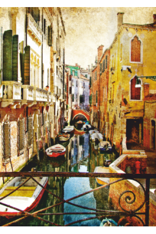 Venedik 30 x 45 cm kuşe poster silindir kutulu kargo