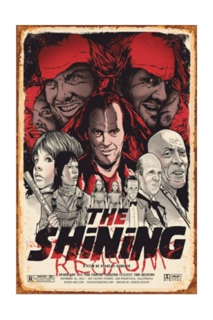 The Shining Cinnet sinema Retro Vintage Ahşap Poster
