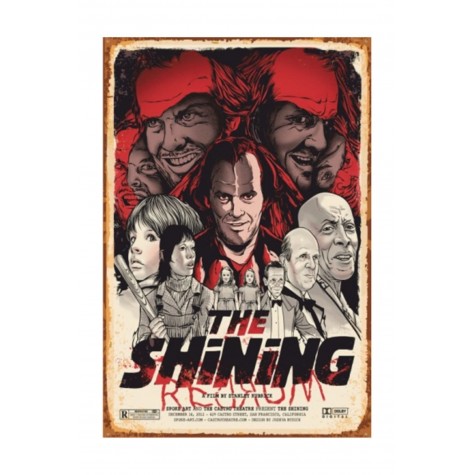 The Shining Cinnet sinema Retro Vintage Ahşap Poster