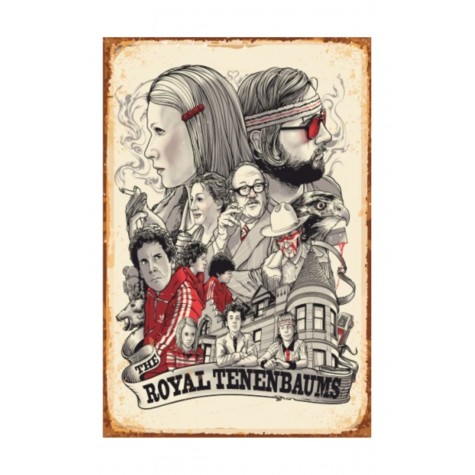 The Royal Tenenbaums sinema Retro Vintage Ahşap Poster