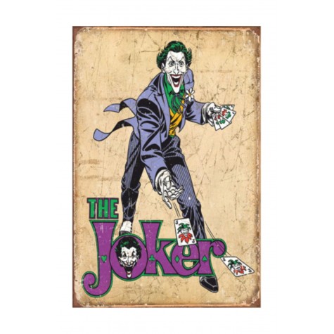The Joker Retro Vintage Ahşap Poster