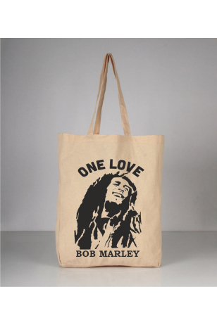 Bob Marley Retro Vintage Bez Çanta